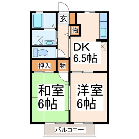 セジュールウィルの物件間取画像